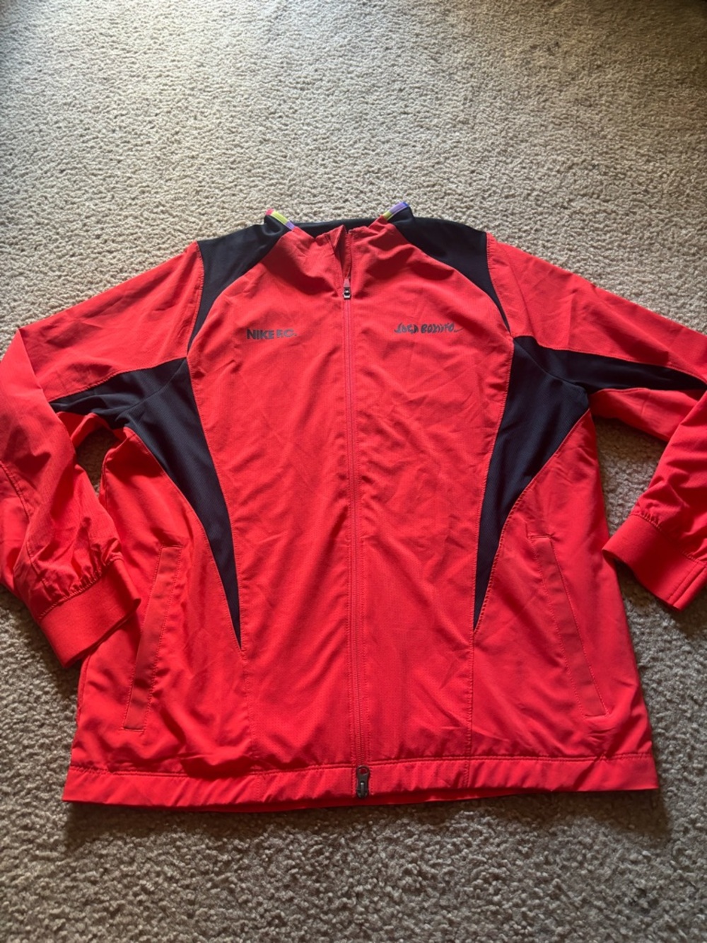 Nike F.C. Joga Bonito  Soccer Track football Jacket Red Men Size L